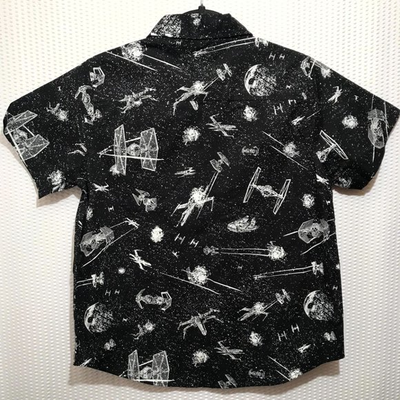 Star Wars 100% Cotton Button Down Shirt - Picture 2 of 8
